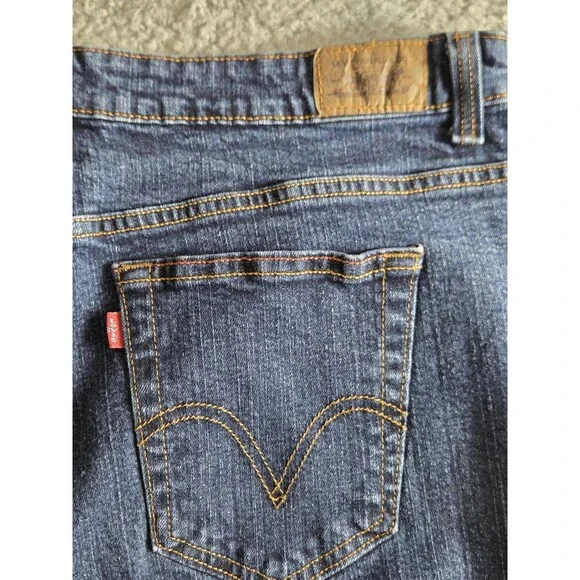 Levi's 515 Jeans Womens 22W Blue Boot Cut Stretch Denim Classic‎ Plus Size - Picture 12 of 12